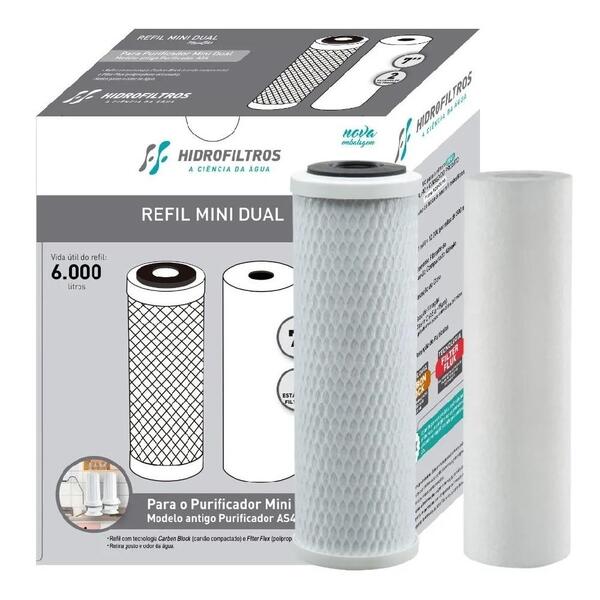 Refil Para Purificador De Agua Mini Dual Hidrofiltros 928 0010