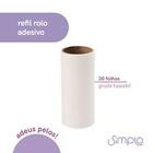 Refil Para Rolo Adesivo 30 Folhas - Simplo Branco