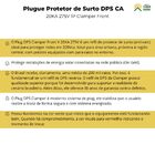 Refil Plugue P/ Protetor De Surto Dps Ca 275v 20ka Clamperplu