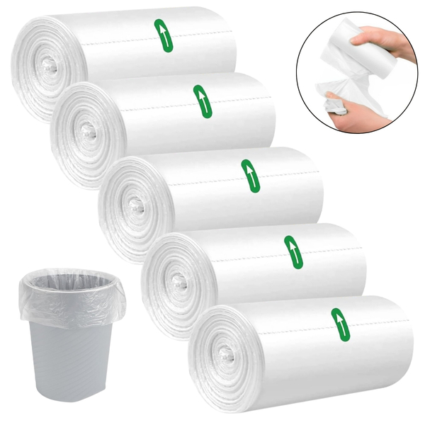 Refil Saco De Lixo Para Lixeira Banheiro 39x50cm Com 70 Sacos