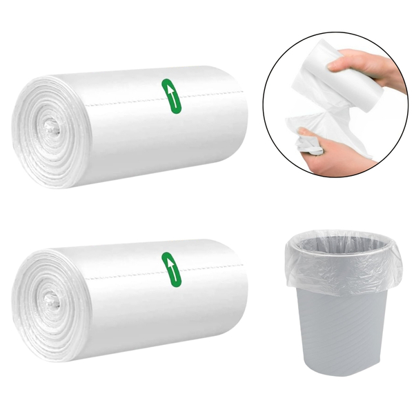 Refil Saco De Lixo Para Lixeira Banheiro 39x50cm Com 70 Sacos