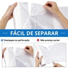 Refil Saco De Lixo Para Lixeira Banheiro 39x50cm Com 70 Sacos