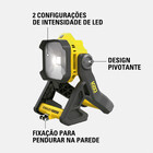 Refletor 20v Íon De Lítio Scl030 Sem Bateria E Carregador Sta