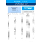 Refletor Blumenau Led Tech 100w Preto Bivolt 6500k Luz Branca