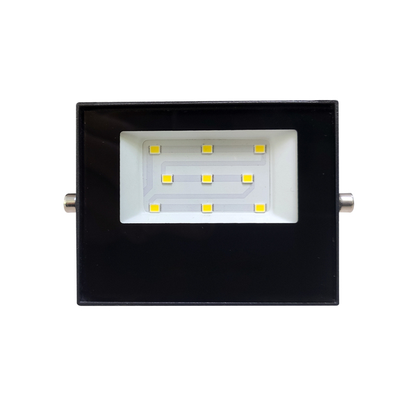Refletor Com LED 10W Luz Amarela 7x2,2x6,6cm Bivolt IP65 Preto Inspire