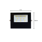 Refletor Com LED 10W Luz Branca 7x2,2x6,6cm Bivolt IP65 Preto Inspire