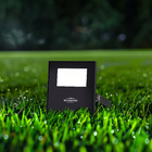 Refletor Com LED 20W Luz Branco 7,5x2,3cm Bivolt Preto IP66 Blumenau Iluminação