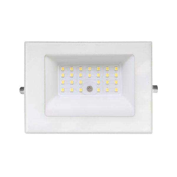Refletor Com LED 30W Luz Branca 10,4x2,6x7,4cm Bivolt IP65 Branco Inspire
