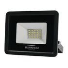 Refletor Com LED Preto 20 Luz Branca 9,5x11,5cm Tech Bivolt IP65 Blumenau Iluminação