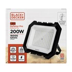 Refletor Com LED Pro 200W Luz Branca Bivolt 3,8x25,5x30,3cm Black & Decker