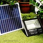 Refletor Com Painel Solar 100w Fortled