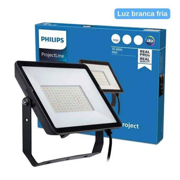Refletor De Led 100w Bvp153 Ip65 6500k Philips