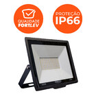 Refletor De Led 100w Luz Branca 110/220v 25.000h Fortled