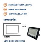 Refletor De Led 100w Luz Branca - Karuner