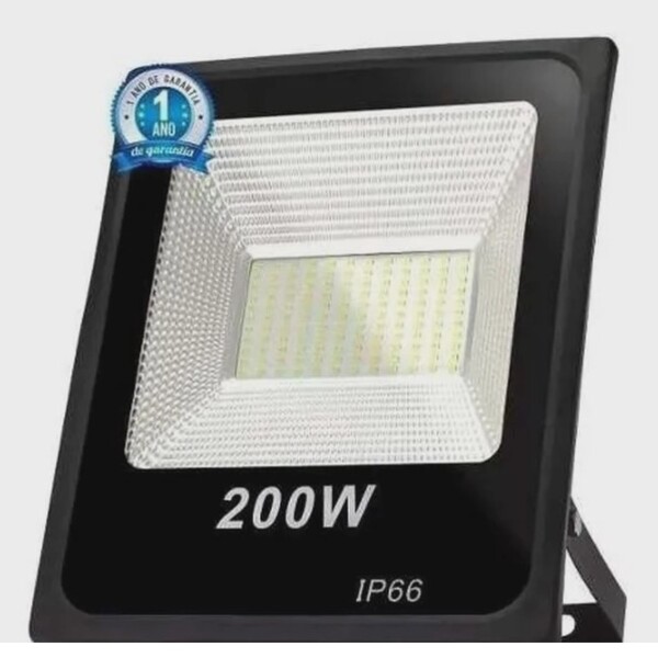Refletor De Led 200w Slin Branco Frio Bivolt 18000lm