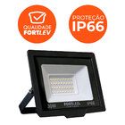 Refletor De Led 30w Luz Branca 110/220v 25.000h Fortled