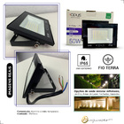 Refletor De Led 50w 6500k Bivolt Ip65 Preto