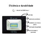 Refletor De Led Alto Fator Várias Potências 6500k Up Led Potê