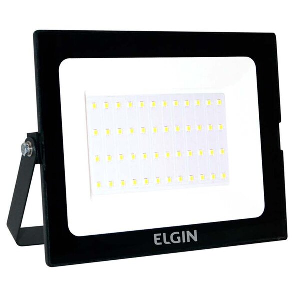 Refletor De Led Elgin 100w/6500k Preto