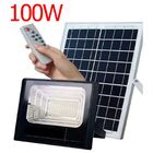 Refletor Energia Solar 100w Kit 2 Und Led Luminaria Sensor Co