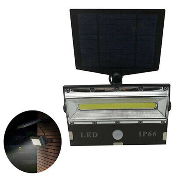 Refletor Energia Solar Luminaria Ultra Led Com Sensor De Movi