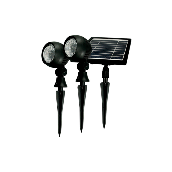 Refletor Espeto De Led Solar Prime 03 Ip44 Preto Taschibra 65