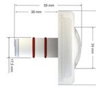 Refletor Essential Led Piscina Azul 8m² 5w Abs Tholz