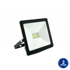 Refletor Holofote Compacto Slim Led Smd 20w Branco Frio 6500k
