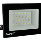 Refletor Holofote Led 50w Slim Luz Branco Frio Área Externa