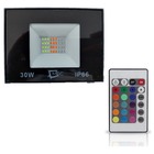 Refletor Holofote Led Rgb Smd 30w Bivolt Ip66 16 Cores Novo