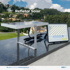 Refletor Holofote Solar Luminária Led 200w 16000 Lumens Contr