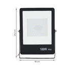 Refletor LED 100W Externo 8000lm Luz Branca Bivolt IP65 Ultrafino Gaya