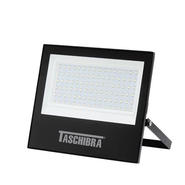 Refletor Led 100w Luz Amarela 3000k Taschibra Amarela