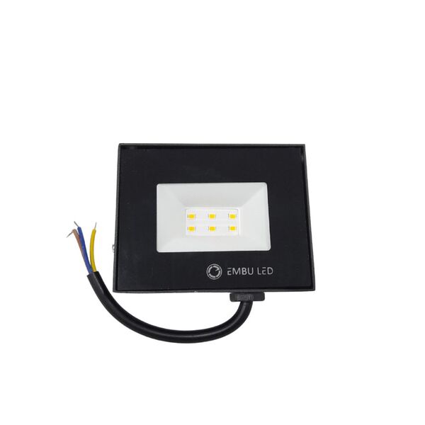 Refletor Led 10w Verde Slim Embu Led