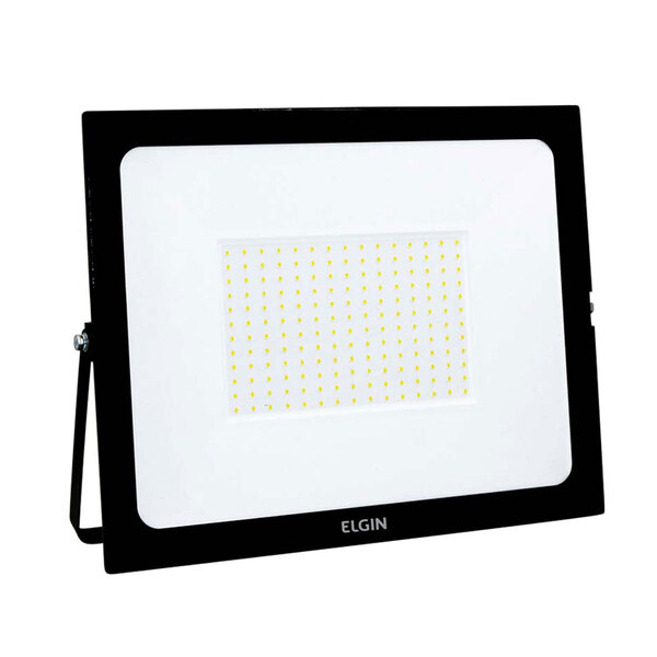 Refletor Led 200w 6500k Branca Fria Preto Bivolt