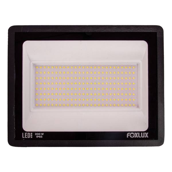 Refletor Led 200w Bivolt Luz Branca Ip65 Foxlux