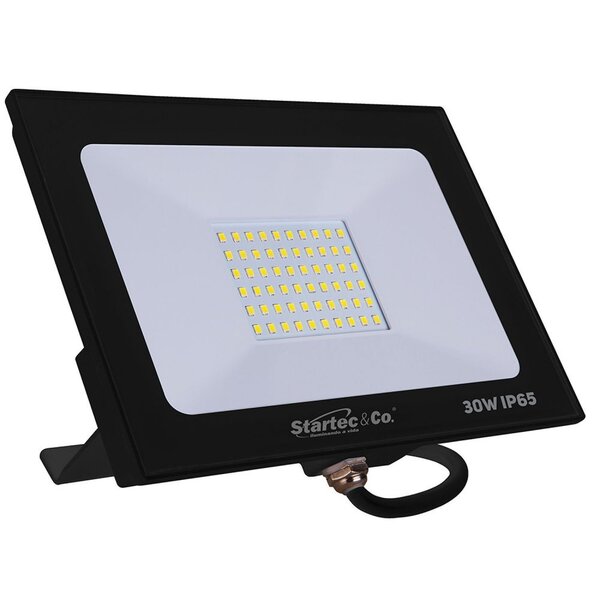 Refletor Led 20w 3000k Startec Preto