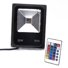 Refletor Led 20w RGB Colorido Bivolt Holofote de Jardim Decor