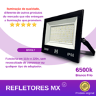 Refletor Led 300w Holofote Prova D'água Frio - Branco Frio