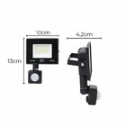 Refletor Led 30w C/ Sensor De Presença Luz Fria Gl-w30sr Mega