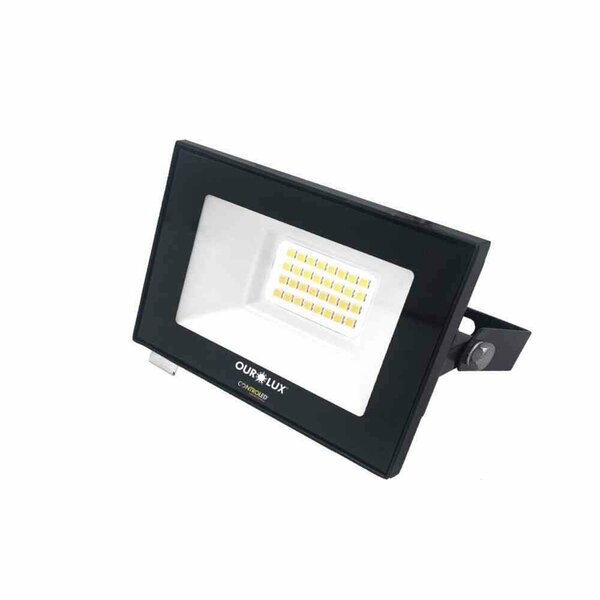 Refletor Led 30w Com Sensor De Luminosidade 6500k