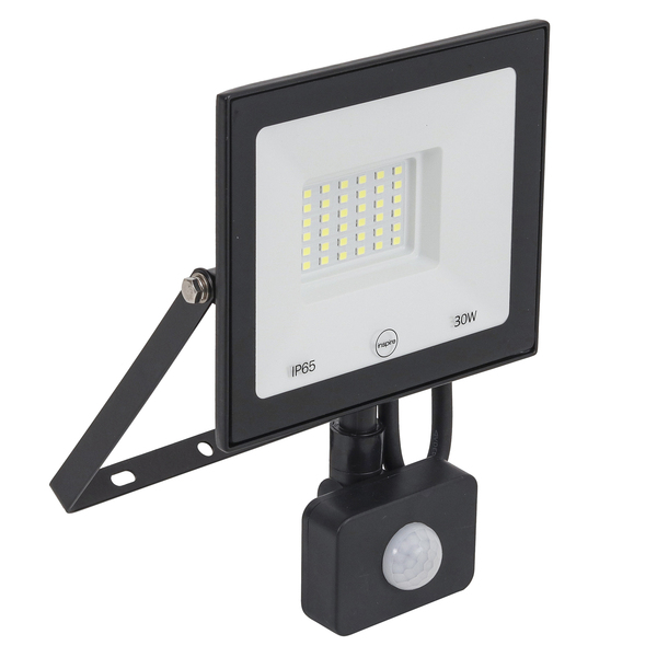 Refletor LED 30W Externo 2400lm com Sensor de Presença Luz Branca Bivolt IP65 Inspire