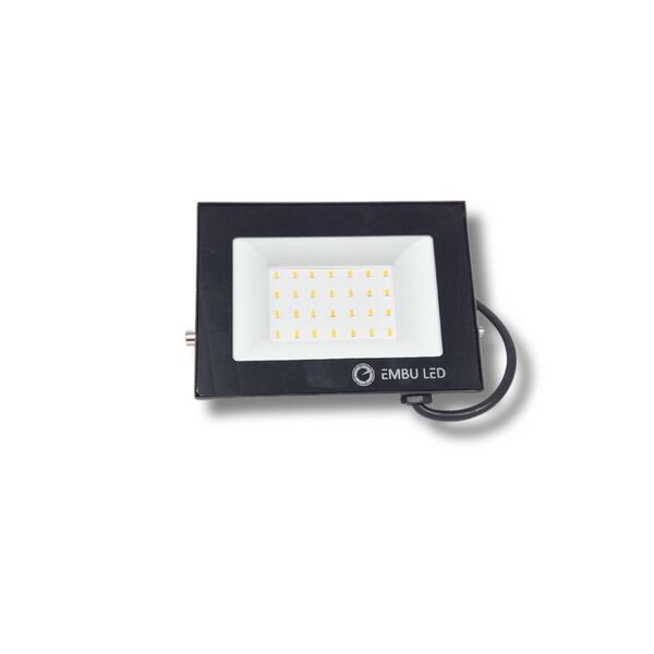 Refletor Led 50w 6000k Slim Ip67 Embu Led