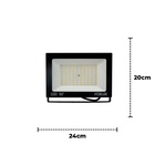 Refletor Led Foxlux 100w 3000k Bivolt Preto