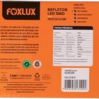 Refletor Led Foxlux 10w Bivolt 6500k Preto