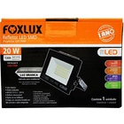 Refletor Led Foxlux 20w Bivolt 6500k Preto