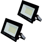 Refletor Led Foxlux 20w Bivolt Luz Verde Kit 2 Un