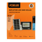 Refletor Led Foxlux Solar 50w 6500k Kit 3 Un