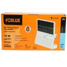 Refletor Led Foxlux Solar Com Sensor 12w 6500k