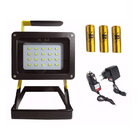 Refletor Led Holofote Recarregável 100w 3 Bateria Portátil
